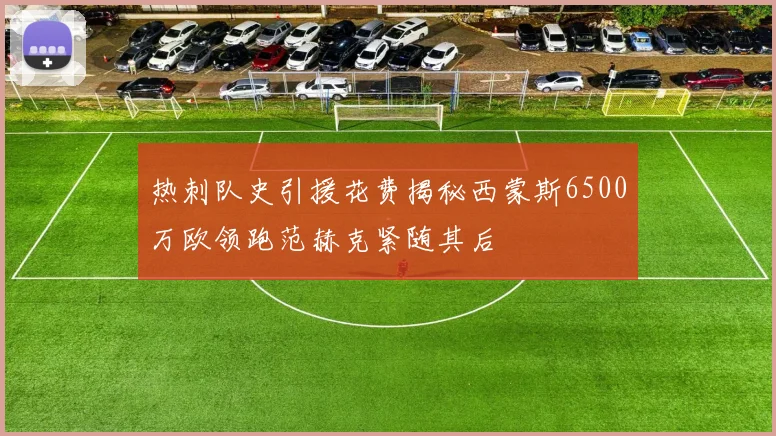 热刺队史引援花费揭秘西蒙斯6500万欧领跑范赫克紧随其后